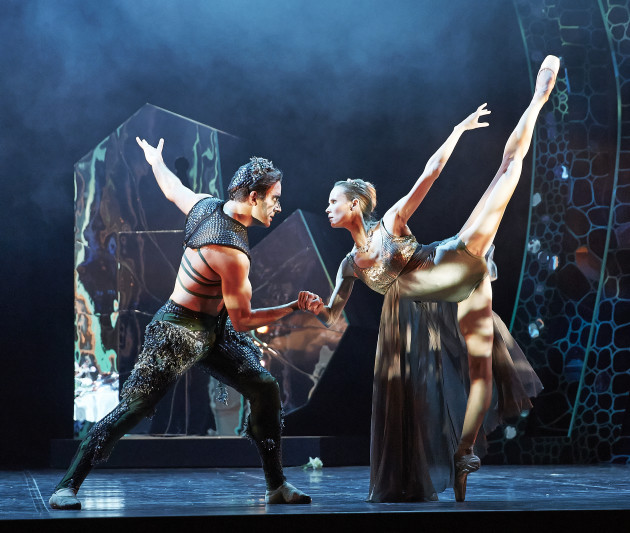 Matthew Lehmann and Brooke Widdison-Jacobs in Beauty & the Beast. Photo: Sergey Pevnev.